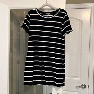 Black Striped Dress